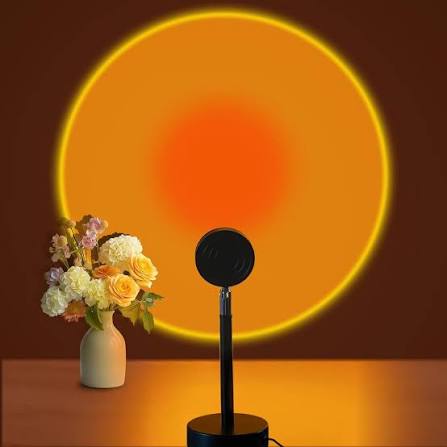 Sunset Glow LED Projector Lamp – Aesthetic Room Sunset Light