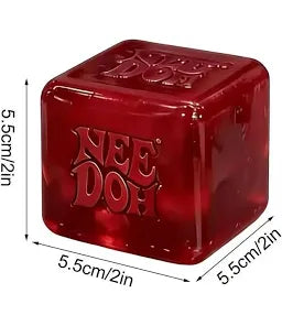 NeeDoh Nice Cube Fidget Toy – Stress Relief & Satisfying Squishy Toy