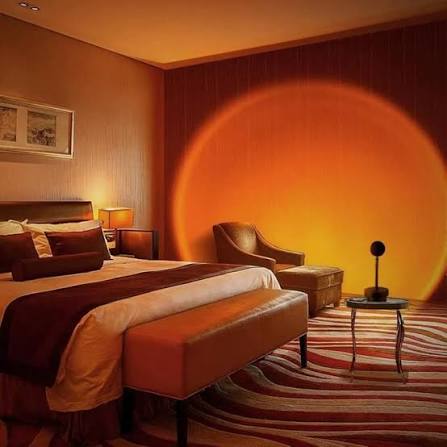 Sunset Glow LED Projector Lamp – Aesthetic Room Sunset Light