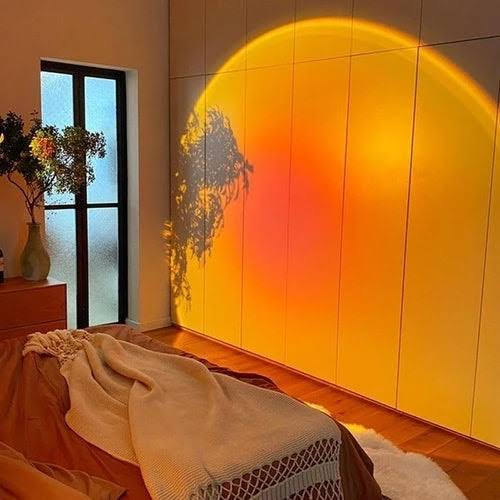 Sunset Glow LED Projector Lamp – Aesthetic Room Sunset Light