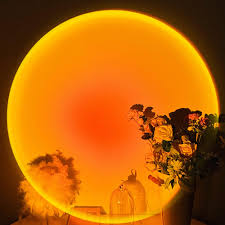 Sunset Glow LED Projector Lamp – Aesthetic Room Sunset Light