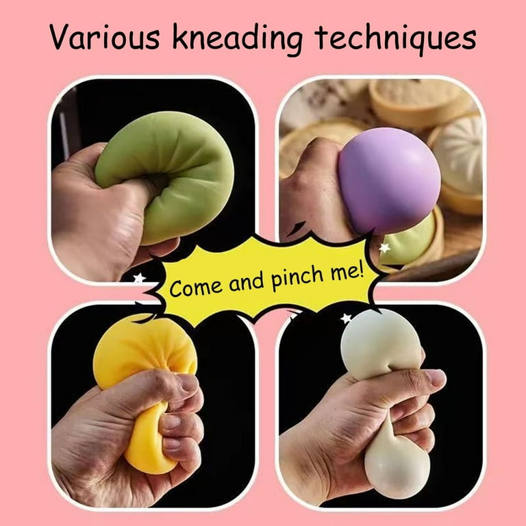 Viral Mystery Dumpling Squishy – Surprise Color Stress Toy in Steamer Box