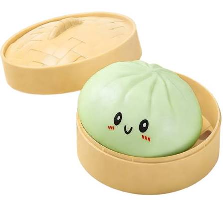 Viral Mystery Dumpling Squishy – Surprise Color Stress Toy in Steamer Box