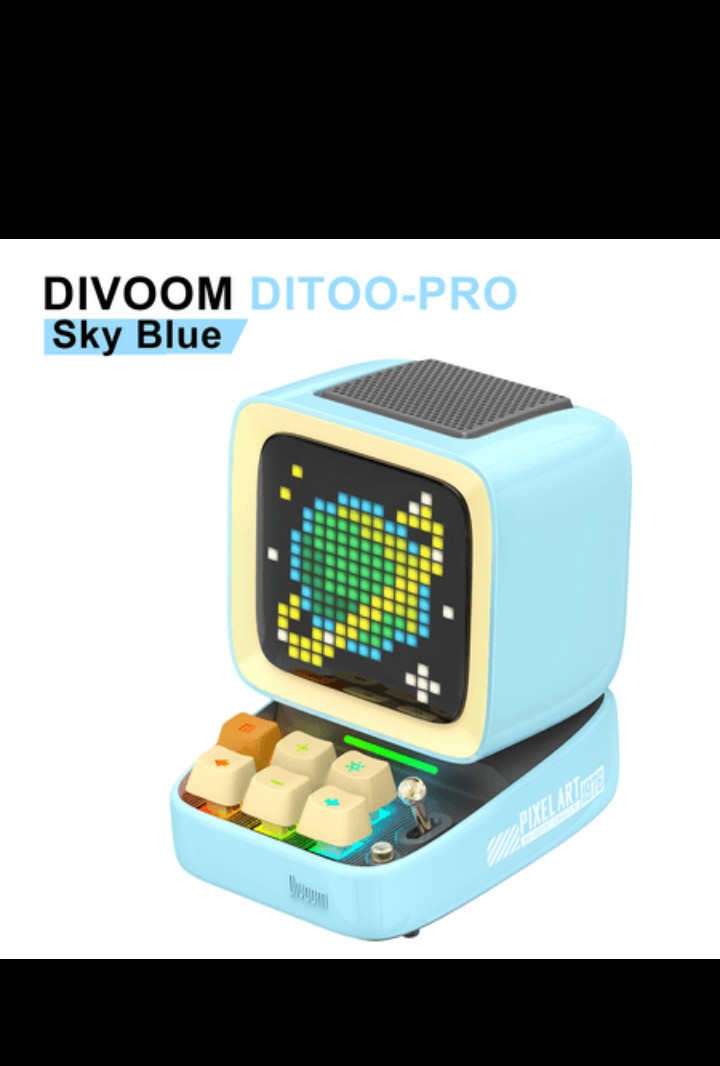 Divoom Ditoo‑Pro Bluetooth Speaker – Retro Pixel Art & Mini Games