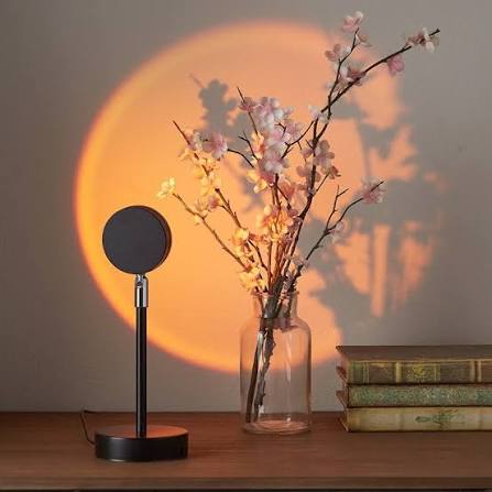 Sunset Glow LED Projector Lamp – Aesthetic Room Sunset Light